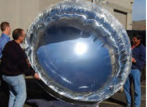 large reflective solar collector balloon